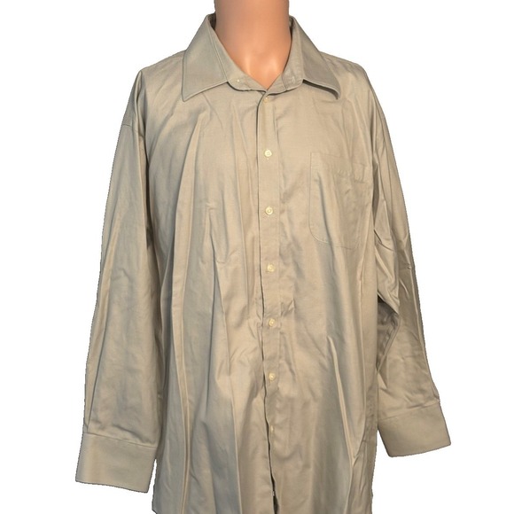 Nautica Other - Nautica Mens 17 x 32/33 Button Down Cotton Dress Shirt
